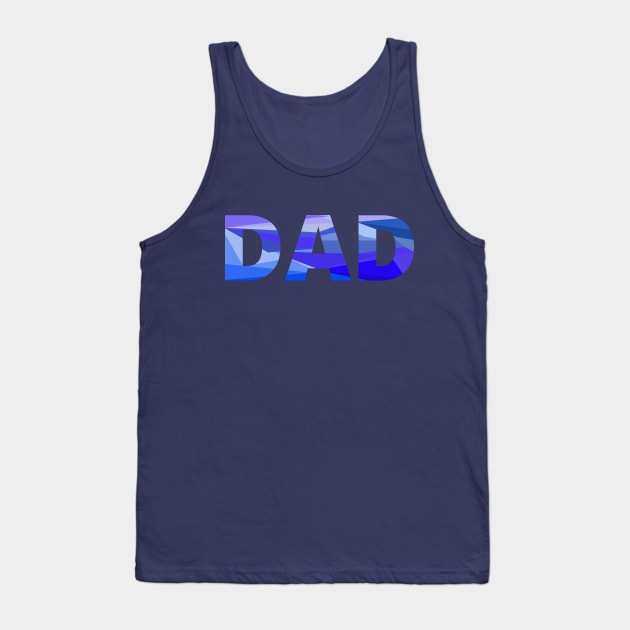 Dad pastel colors cubes for proud fathers, new fathers, father's day Tank Top by strangelyhandsome